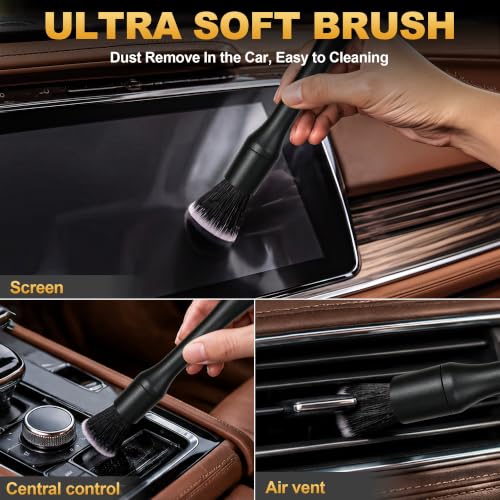 4PCS Car Detailing Brush Set for Cleaning Interior or Exterior - view 6