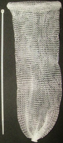 Lot of 50 Washing Machine Lint Trap Snare Fabric mesh with Ties - view 2