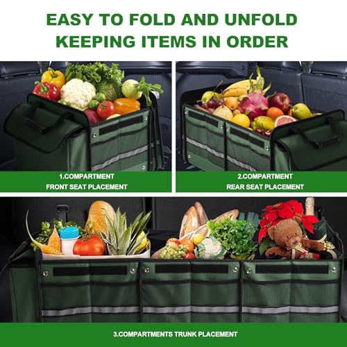 Car Trunk Organizer,115L Heavy Duty Collapsible Trunk Storage - view 5
