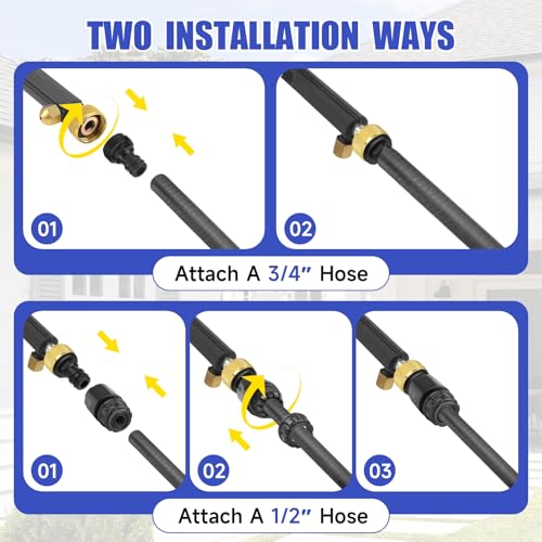 High Pressure Power Washer Wand, Hydro Jet Nozzle for Garden Hose - view 5