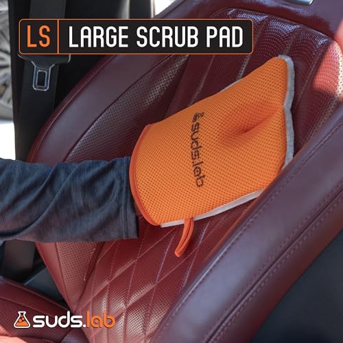 Suds Lab Oversized Scrub Pad, Heavy Duty Interior Car Cleaning Mitt, Auto - view 4
