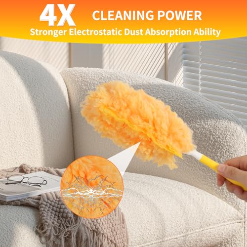 50 Count Larger Size Duster Refills for Swiffer Dusters with 1 Handle - view 3