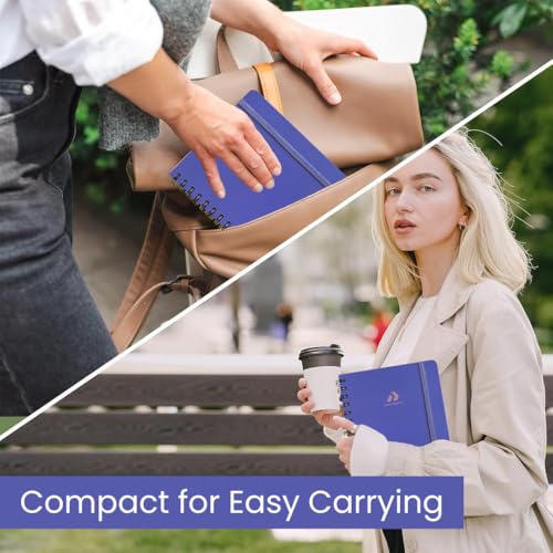 A5 Lined Spiral Notebook - 170 Pages, College Ruled, Yellow - view 7