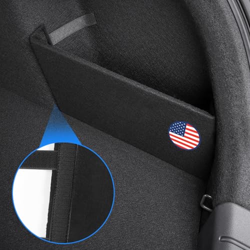 2PCS Rear Trunk Organizer Side Divider Board Compatible with Honda Civic 10th Gen 2016 2017 2018 2019 2020 2021 Accessories - ONLY for Sedan - view 7