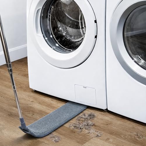 Retractable Gap Dust Cleaner with Extension Pole, Cleaning Tools with 3 Microfiber Dusting Cloths, Extendable Long Handle Duster for Cleaning Under Refrigerator Furniture Appliance - view 4