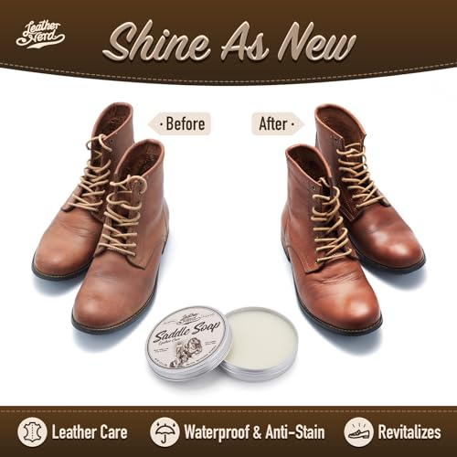 Saddle Soap for Leather, Leather Cleaner Conditioner for Boots - view 3