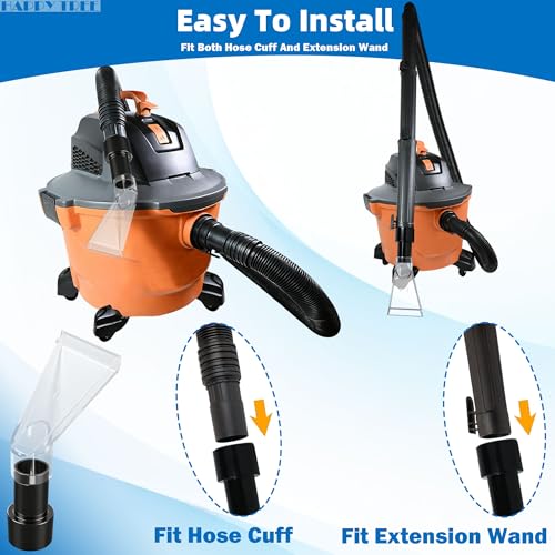 Universal Fits All Brands' Shop Vacs with 2-1/2" & 1-7/8" & 1-1/4" Adapter Clear Extraction Accessory for Auto Detailing, Shop Vac Extractor Attachment Kit for Wet-dry Vacuum Cleaners - view 5