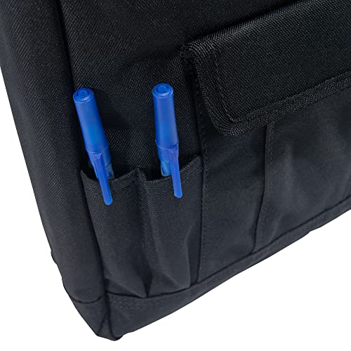 Front Seat Car Organizer, Passenger Seat Storage & Organization for Files, Folders, Laptop & More, Black - view 2