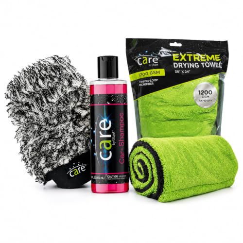 Car Wash Kit, Aviation-Grade Car Cleaning Supplies for Exterior