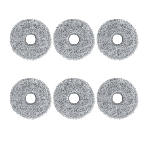 Replacement Mop Cloth Pad for Dreame X40/ X40 Pro/X40 Ultra Robot Vacuum Cleaner, 6 Mop Pads