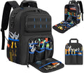 Backpack Tool Bag with Movable Base Plate, Heavy Duty Tool Storage