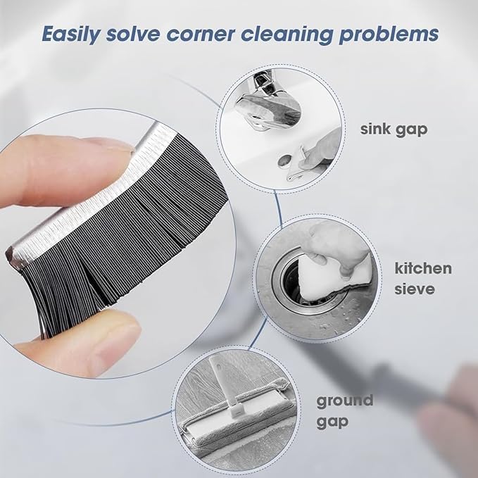 12Pcs Crevice Brushes for Cleaning Crevice Cleaning Brush Set Hard Bristle Crevice Cleaning Brush Supplies for Corner Sink Cup Teapot Bottle Blender-Multifunctional Brush Cleaner - view 4