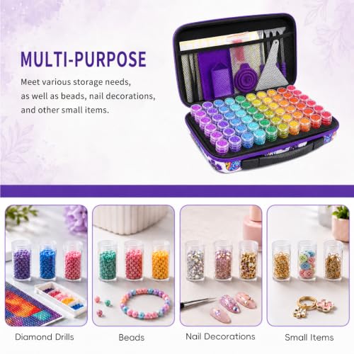 Diamond Painting Storage Case, 60 Slots Diamond Art Kits for Adults - view 6