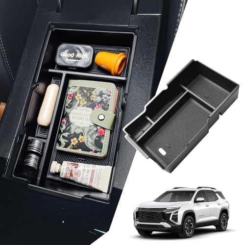 Center Console Organizer Tray for 2025 2026 Chevy Equinox LT/RS/ACTIV