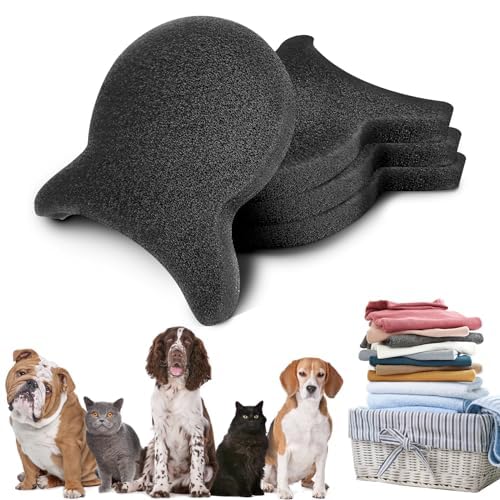Pet Hair Remover for Laundry, Reusable Dog Hair Remover for Laundry, Lint & Hair Catcher for Clothes, for Washing Machines, Dryers, Bedding and Clothing 4 PCS