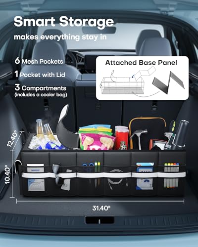 Trunk Organizer - Car Organizer with Built-In Leakproof Car Cooler - view 2