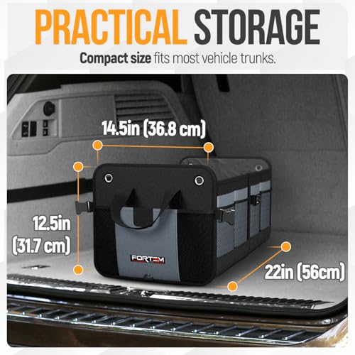 Trunk Organizer - Collapsible Car Organizer & Storage Bag for SUVs - view 3