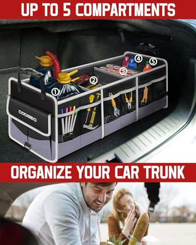 Car Trunk Organizer with Portable Leak Proof Cooler Bag - view 2