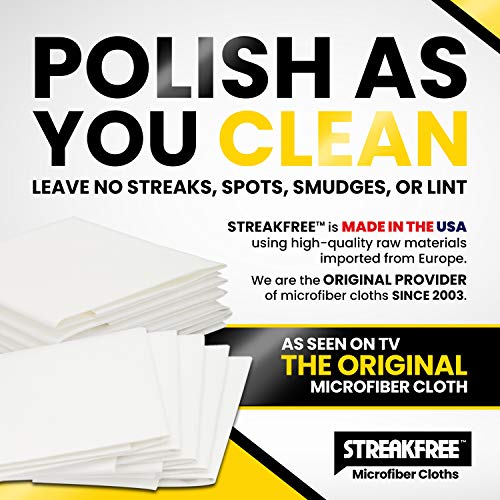 Microfiber Glass Cleaning Cloths – 5 Pack 16x16 Lint Free Window & Mirror Cloths – Just Add Water, No Chemicals, Streak-Free Shine - view 4