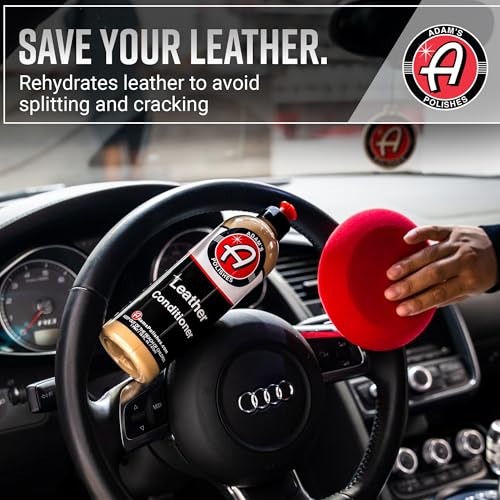 Leather Care Kit - Leather Cleaner & Conditioner Car Cleaning Supplies | UV Protection for Interior Accessories Steering Wheel Seat Dash Vinyl Shoe Polish Jacket - view 5