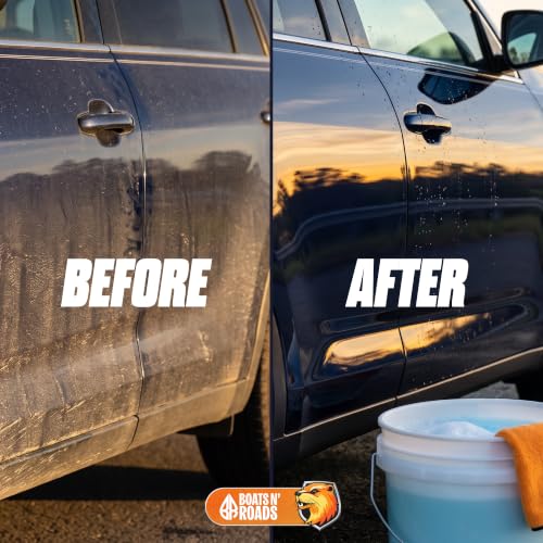 Otter Wash 16 oz Rinseless Car Wash Concentrate, 16 Washes per Bottle | Smart Wash & Shine, Built-In Gloss Enhancer, No Hose or Bucket, Scratch-Free on Paint, Glass, Vinyl & Trim, Made in USA - view 3