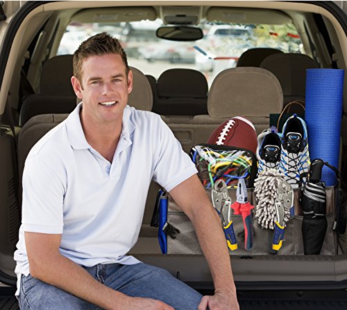 Car Trunk Organizer – Large Collapsible Storage Box with Adjustable Compartments – Heavy-Duty Cargo Organizer for SUV, Truck & Car – Non-Slip Waterproof Trunk Storage Bin for Groceries & Tools - view 6