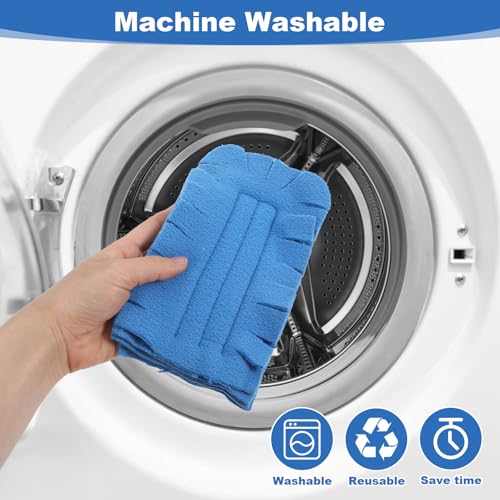 20 Pcs Reusable Duster Refills, 360° Washable Pads, Wet and Dry Use - view 7