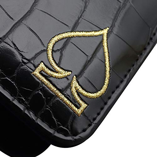 Crocodile Pattern Golf Scorecard Holder and Yardage Book Cover Case Protector Also Accept Custom Order with Your Name Stitched Customization Version - view 4