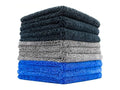 Drying Towels for Car Detailing - Premium Microfiber Cloth Perfect for a Streak-Free Finish - Spectrum 420 Dark Pack - 420 GSM, 16" x 16" (9-Pack)