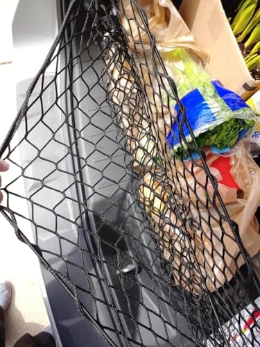 Rear Trunk Organizer Cargo Net for Buick Enclave 2008-2017 / Chevrolet Traverse 2009-2017 / GMC Acadia 2007-2016 / Saturn Outlook 2007-2010 – Envelope Style Cargo Net–Premium Mesh Car Trunk Organizer - view 7