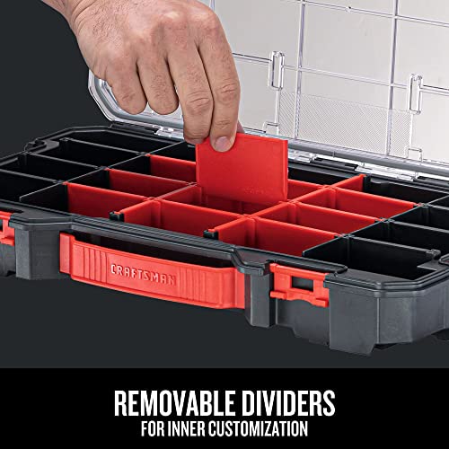 VERSASTACK Storage Organizer, Small Parts Organizer, 20-Compartments, Lid Includes Secure Latch (CMST17828) - view 3