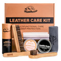 Leather Boot Care Kit – Mink Oil, Saddle Soap for Leather, Shoe Brush, Waterproof Wax, Leather Cleaner and Conditioner