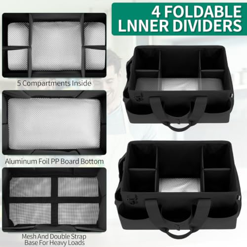 Wearable Cleaning Caddy Bag for Cleaning Supplies, Large Capacity - view 2