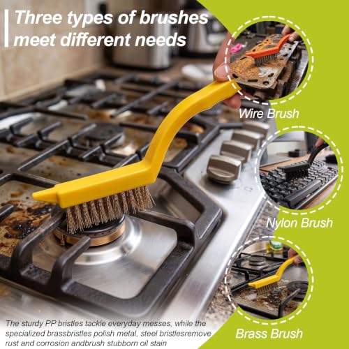 Crevice Cleaning Brush, 18Pcs Cleaning Brush Set for Gaps - view 5