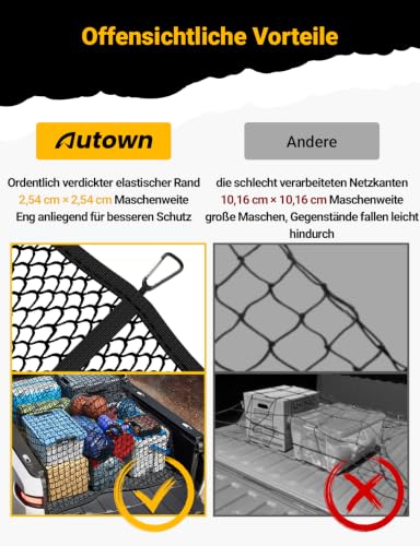 Cargo Net for Pickup Truck Bed with 8 Metal Carabiners & Storage Bag - view 4