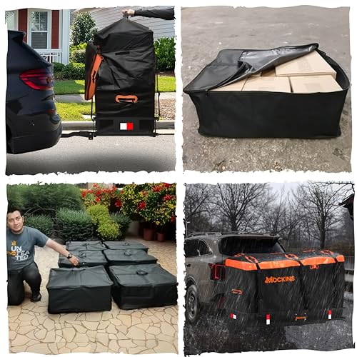 30 CuFt Trailer Hitch Cargo Carrier Bag & Packing Cubes 29"x23"x12" - view 6