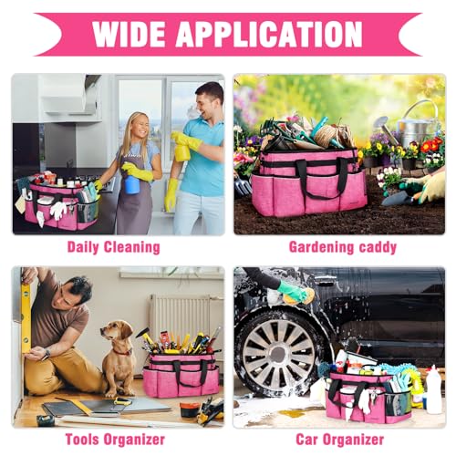 Wearable Cleaning Caddy Bag, Cleaning Caddy Supplies Organizer with Handles for Cleaners & Housekeeper, Under Sink & Car Cleaning Tool Organizers Bag - view 7