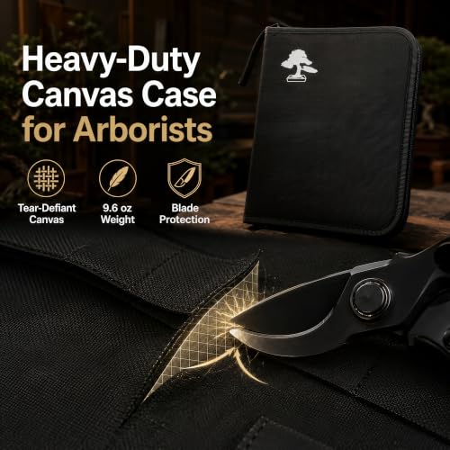 Bonsai Tool Organizer Roll Bag, Garden Pruning Equipment Case - view 2