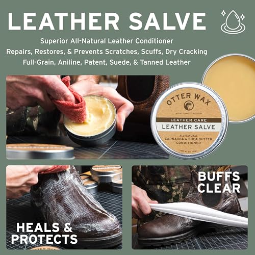 Essential Leather Care Kit | Complete Leather Cleaning & Conditioning Set | Clean, Condition, Shine, & Protect All-Types of Leather| All-Natural & PFAS-Free | Made in Portland USA - view 4