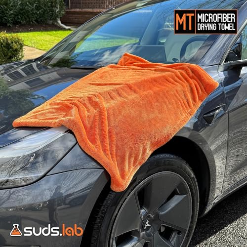 Suds Lab Large Microfiber Drying Towel (24 in. x 35 in.), Car Detailing - view 5