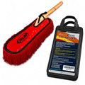 Premium Extra Large Car Duster with Durable Solid Wood Handle Includes Storage Cover - Professional Detailers Top Choice