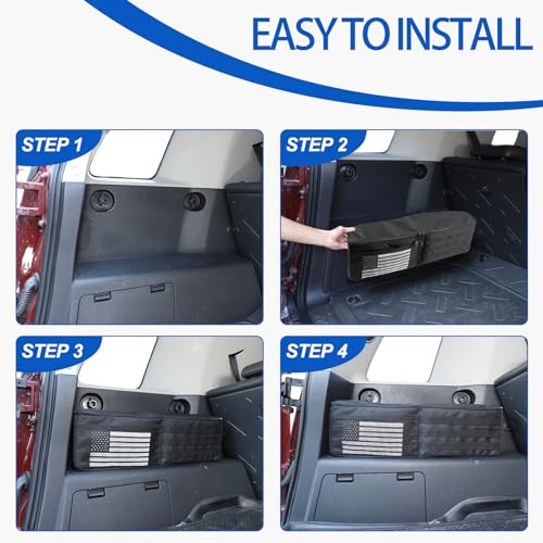 Car Trunk Organizer With American Flag Fit for Toyota FJ Cruiser 2007-2021 - view 5