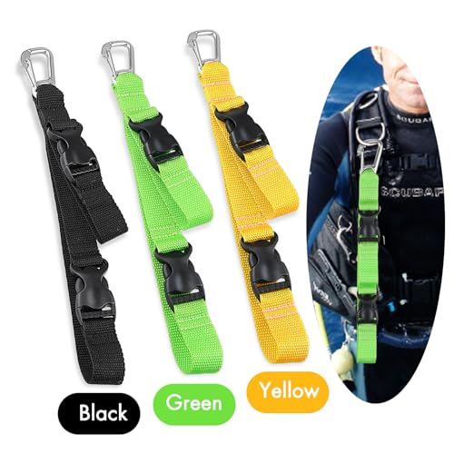 Scuba Fin and Mask Holder with Two Quick-Release Straps - view 7