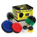 Variety Multi-Pack Drill Brush Attachments for Cleaning Car, Truck