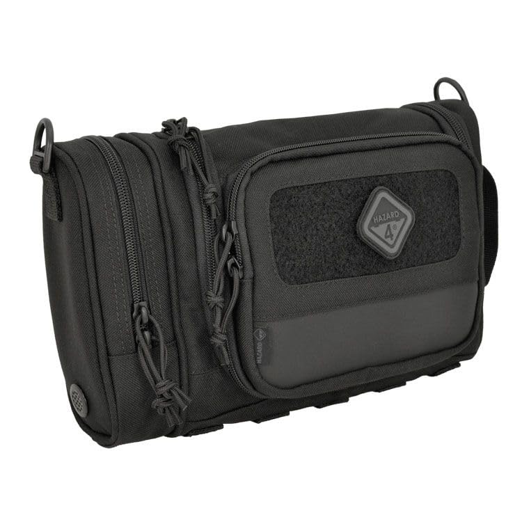 Reveille: Rugged Grooming Kit/Heavy-Duty Toiletry Bag - Black, 11.8 x 8.3 x 4.7 inches - view 4