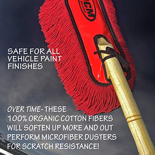 Classic Car Duster with Solid Wood Handle Includes Storage Case - Popular Detailers Choice - view 4