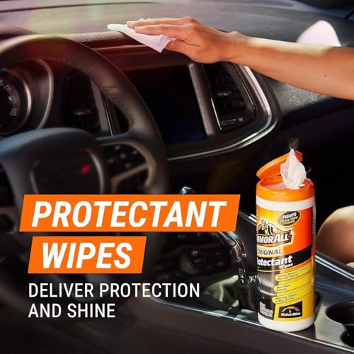 Protectant, Glass and Cleaning Wipes, Wipes for Car Interior and Car Exterior, 90 Count Each (Pack of 3) - view 3