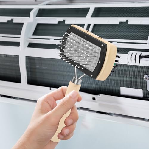 3Pcs Air Conditioner Condenser Fin Cleaning Brush Refrigerator Coil Cleaning Brush Supplies, Stainless Ac Coil Cleaner, Evaporator Coil Cleaner, Mini Split Cleaning Kit Fridge Cleaner Tool - view 6