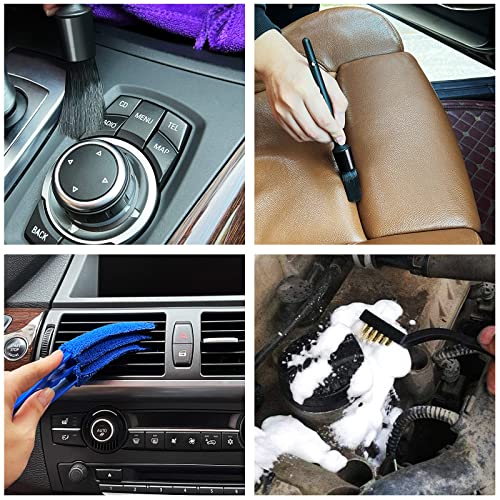 9pcs Auto Car Detailing Brush Set Car Interior Cleaning Kit - view 6