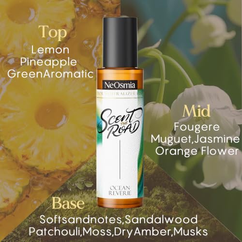 Car Air Freshener Spray, Ocean Reverie, Long Lasting Odor Eliminator Automotive Freshener, for Cars Trucks SUVs RVs Home Office Bedroom Indoor Use, 5.28 fl oz - view 2